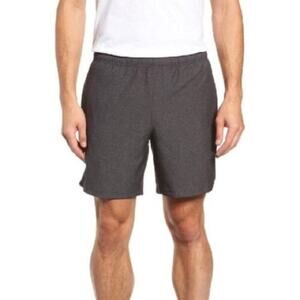 RHONE 7 Inch Guru Lined Short in Grey Size Large